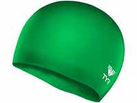TYR Kid Blend Wrinkle Free Junior Silicone Swim Cap (Green), All