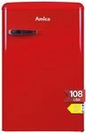 Amica Retro K&uuml;hl-Gefrierkombination 108 L 87,5 x 55 x 61,5 cm KSR 361 160 R |...