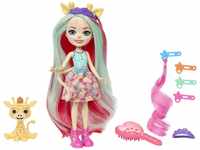 Enchantimals Deluxe Hair - Puppen Set mit Zemirah Zebra, Gillian Giraffe und...