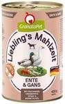 GranataPet Liebling's Mahlzeit Ente & Gans, 6 x 400g, mit Pastinaken