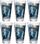 LEONARDO HOME Bambini Avventura Trinkbecher-Set 6-teilig - Kindergl&auml;ser mit Motiv
