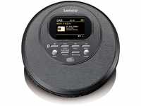 Lenco CD-500 Tragbarer CD-Player - Diskman - Bluetooth Walkman - DAB+ Radio -
