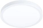 EGLO LED Deckenleuchte Fueva 5, &Oslash; 28,5 cm, 1 flammige Aufbauleuchte aus Stahl...