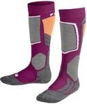 FALKE Unisex Kinder Skisocken SK2 Intermediate K Kh Wolle Funktionsmaterial warm dick