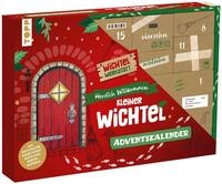 Bei uns zieht ein Wichtel ein - Adventskalender mit Wichtelt&uuml;r, Bastelmaterial und