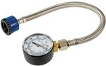 Silverline 482913 Wasserdruckmesser mit Edelstahlschlauch 0&ndash;11 bar gold