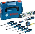 Bosch Professional Handwerkzeug-Set, 13-teilig (inkl. 6x Schraubendreher, 1x Ma&szlig;band