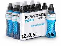 Powerade Sports Mountain Blast Zero, zuckerfreies Sport Getränk mit