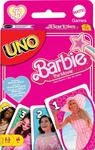 Barbie THE Movie - UNO Kartenspiel f&uuml;r Filme Fans mit Lieblingscharakteren und