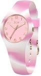 Ice-Watch - ICE tie and dye Pink shades - Rosa Damenuhr mit Silikonarmband - 021011