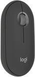 Logitech Pebble Mouse 2 M350s schlanke kabellose Bluetooth-Maus, mobil, leicht,