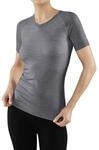 FALKE Damen Wool-Tech Light V Neck Funktionsshirt Kurzarmshirt W&auml;sche