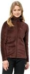 Jack Wolfskin Damen Rotwand Hooded Fz W Fleece Jacke, Dark Maroon, S EU