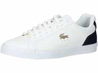 Lacoste Herren 45cma0052 Sneaker, Wht NVY, 46.5 EU