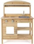 Bayer Chic 2000 Matschk&uuml;che, unbehandelt, vollmassives Holz, Outdoor-Kinderk&uuml;che,