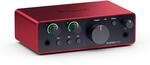 Focusrite Scarlett Solo 4. Gen USB-Audio-Interface f&uuml;r Gitarristen, S&auml;nger und
