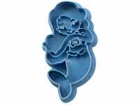 Cuticuter Meerjungfrau Chibi Prinzessin Ausstecher, Blau, 8 x 7 x 1,5 cm