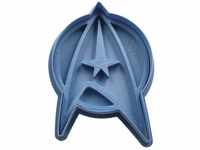 Cuticuter Star Trek Insignia Ausstechform, Blau, 8 x 7 x 1.5 cm
