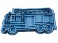 Cuticuter Löschfahrzeug Ausstechform, Blau, 8 x 7 x 1.5 cm