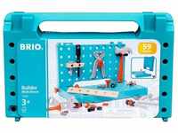 BRIO Builder 34596 Werkbank-Koffer - Einstiegs-Set für kleine Handwerker mit...