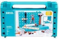 BRIO Builder Werkbank-Koffer - 59 Teile Konstruktionsspielzeug ab 3 Jahre 