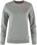 Fj&auml;llr&auml;ven Damen 1960 Logo Badge Sweatshirt, Grey/Melange, M