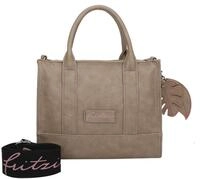 Fritzi Eco Square Crossbody Bag Mud Textil Synthetik Damen Umh&auml;ngetasche Hand