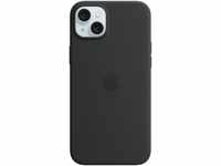 Apple iPhone 15 Plus Silikon Case mit MagSafe – Schwarz ​​​​​​​
