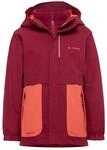 VAUDE Kinderjacke Kids Campfire 3in1 Jacket Girls, mit kuschliger Fleece Innenjacke,