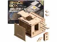 ESC WELT Space Box 3D Puzzle Game - 3 in 1 Puzzle Box Modellbau Escape Room...