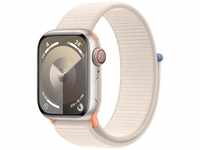 Apple Watch Series 9 (GPS + Cellular, 41 mm) Smartwatch mit Aluminiumgehäuse...