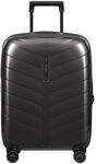 Samsonite Attrix - Spinner S, Erweiterbarer Handgep&auml;ck, 55 cm, 38/44 L, Schwarz