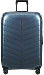 Samsonite Attrix - Spinner L, Koffer, 75 cm, 97 L, Blau (Stahlblau)