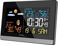 techno line WS6455 Wetterstation mit Innen- und Au&szlig;entemperatur, Innen- und