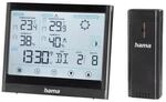 Hama Wetterstation Funk mit Au&szlig;ensensor (Thermometer, Hygrometer, Wettervorhersage