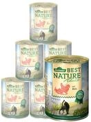Dehner Best Nature Katzenfutter Adult, Lachs und Huhn mit Reis, 6 x 400 g (2.4 kg)