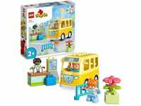 LEGO DUPLO Die Busfahrt Set, Bus-Spielzeug zum Aufbau sozialer Fähigkeiten,