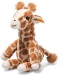 Steiff Gina Giraffe Hellbraun gefleckt 23 cm, Soft Cuddly Friends, aufrecht sitzend