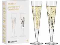 Ritzenhoff 6031005 Champagnerglas 200 ml - Serie Goldnacht Duett - 2x...