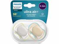 Philips Avent ultra air Schnuller - 2er Pack, BPA-freier, atmungsaktiver...
