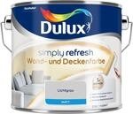 Dulux Simply Refresh Wand- und Deckenfarbe - Lichtgrau - 2,5 Liter - Erfrischende,