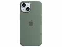 Apple iPhone 15 Silikon Case mit MagSafe – Zypresse ​​​​​​​