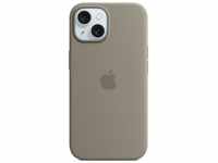 Apple iPhone 15 Silikon Case mit MagSafe – Tonbraun ​​​​​​​