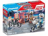 PLAYMOBIL City Action 71381 Starter Pack Polizei, ab 4 Jahren