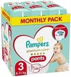 Pampers Pants Windelhose Gr&ouml;&szlig;e 3 (6-11kg), Premium Care, 144 St&uuml;ck, Windeln mit
