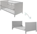 roba Kombi Kinderbett 70 x 140 - Gitterbett 3-fach h&ouml;henverstellbar - 3
