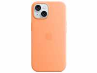 Apple iPhone 15 Silikon Case mit MagSafe – Sorbet Orange ​​​​​​​