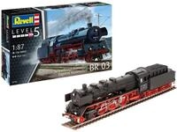 Revell Modellbausatz I Schnellzuglokomotive BR03 I Detailreicher Level 5 Bausatz I
