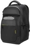 Targus TCG670GL CityGear 15-17,3" Notebook-Rucksack &ndash; Schwarz Ergonomischen