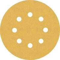 Bosch 50x EXPERT C470 Schleifblatt mit 8 L&ouml;chern (f&uuml;r Farbe auf Holz, Hartholz, &Oslash;